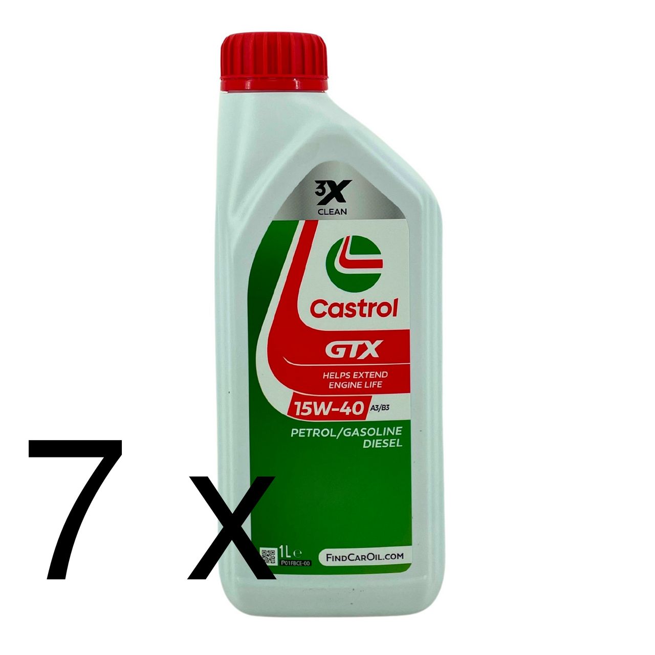 Castrol GTX 15W-40 A3/B3 7x1 Liter
