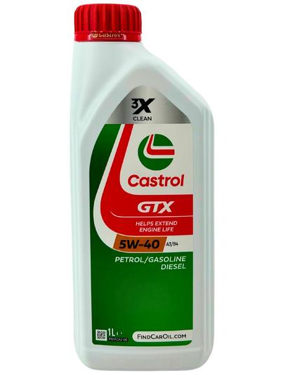 Castrol GTX 5W-40 A3/B4 1 Liter