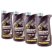 Mannol Energy Formula C4 5W-30 4x1 Liter
