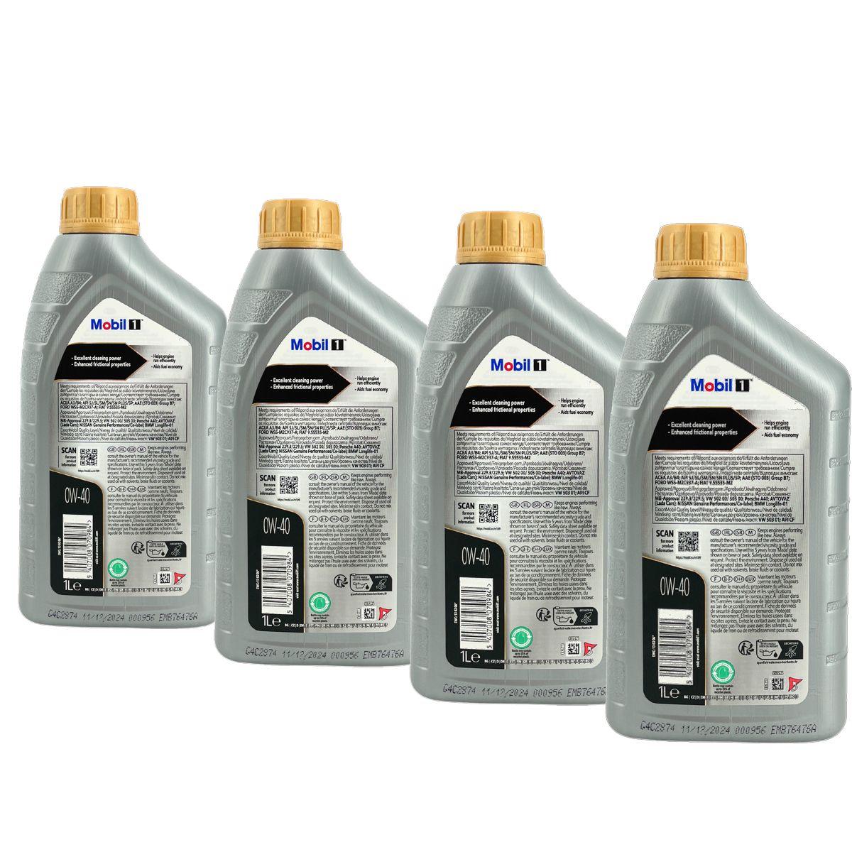Mobil 1 FS 0W-40 4x1 Liter