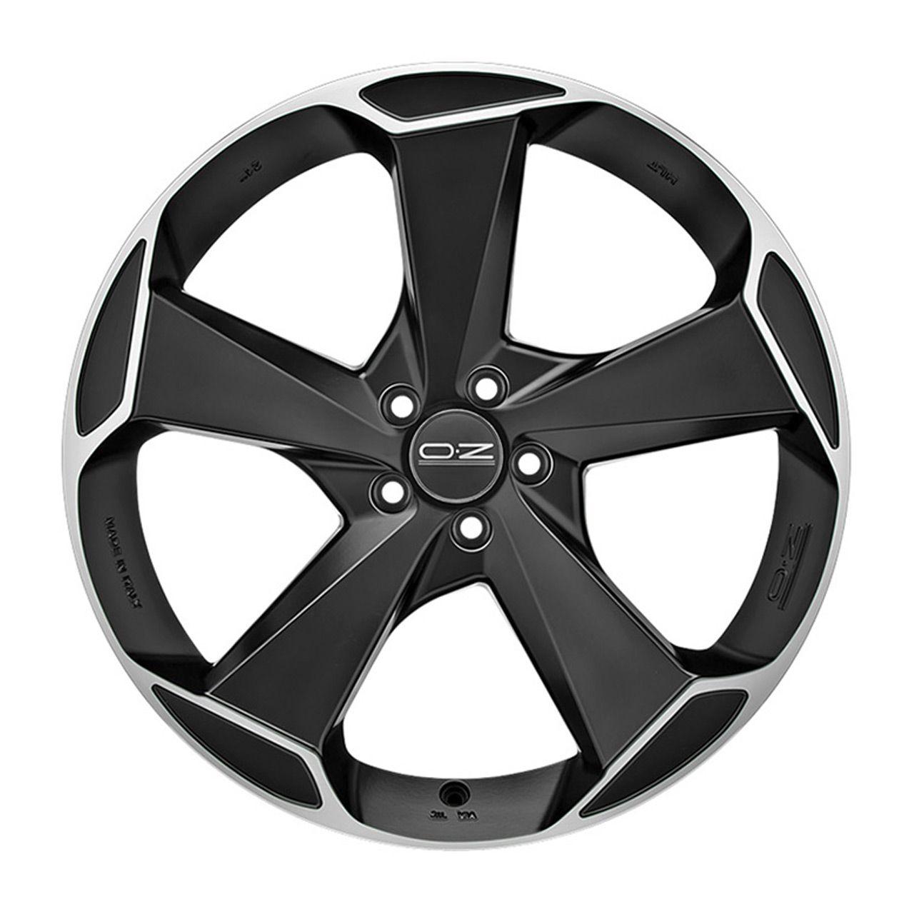 OZ ASPEN HLT matt schwarz diamond cut 10.0Jx20 5x112 ET43