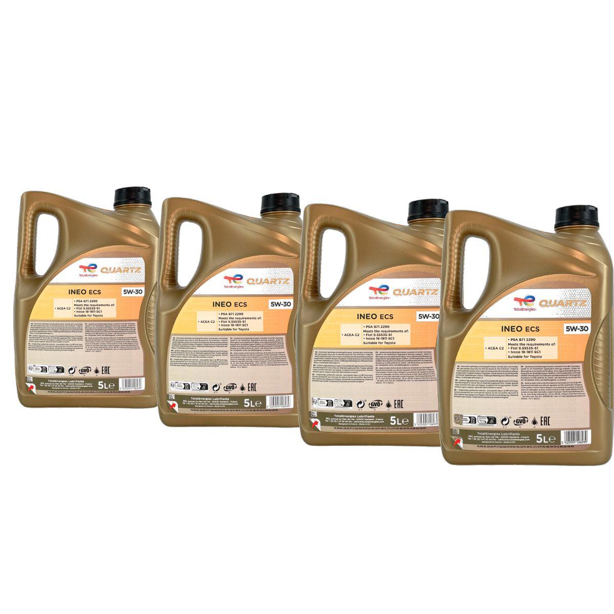 Total Quartz Ineo ECS 5W-30 4x5 Liter