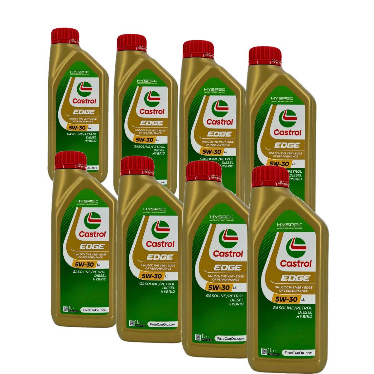 Castrol Edge 5W-30 LL 8x1 Liter