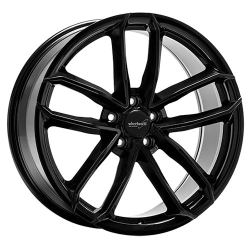 WHEELWORLD-2DRV WH33 black glossy painted 8.5Jx19 5x112 ET35