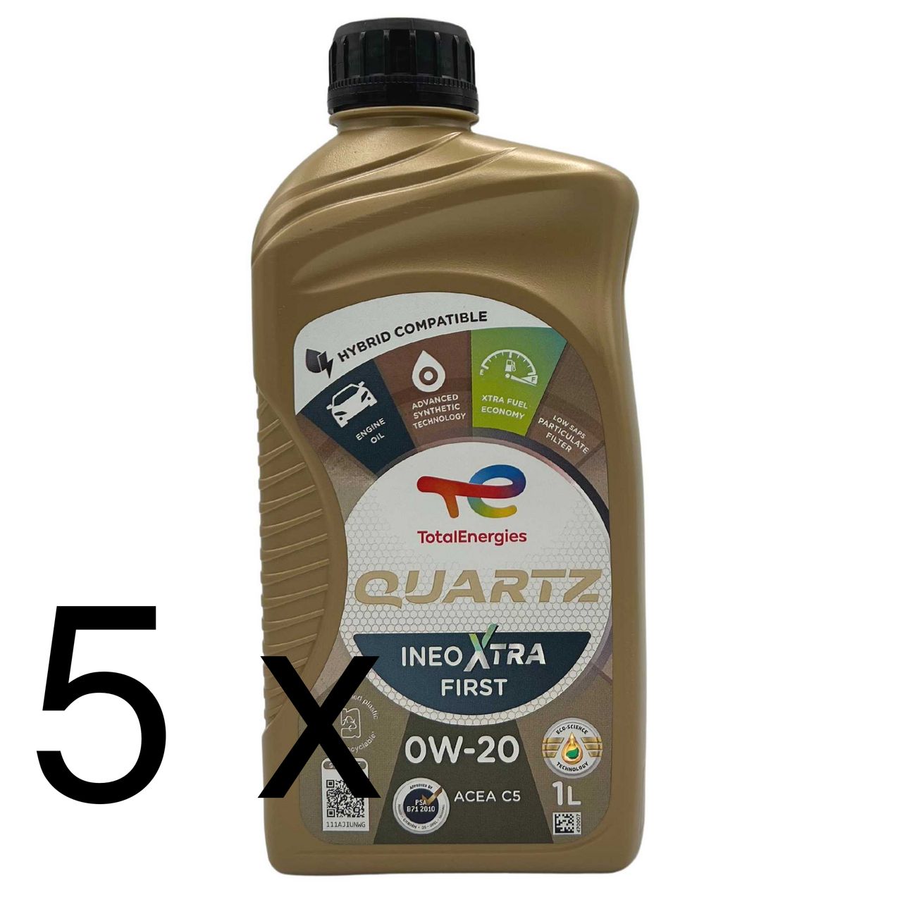 Total Quartz Ineo Xtra First 0W-20 5x1 Liter