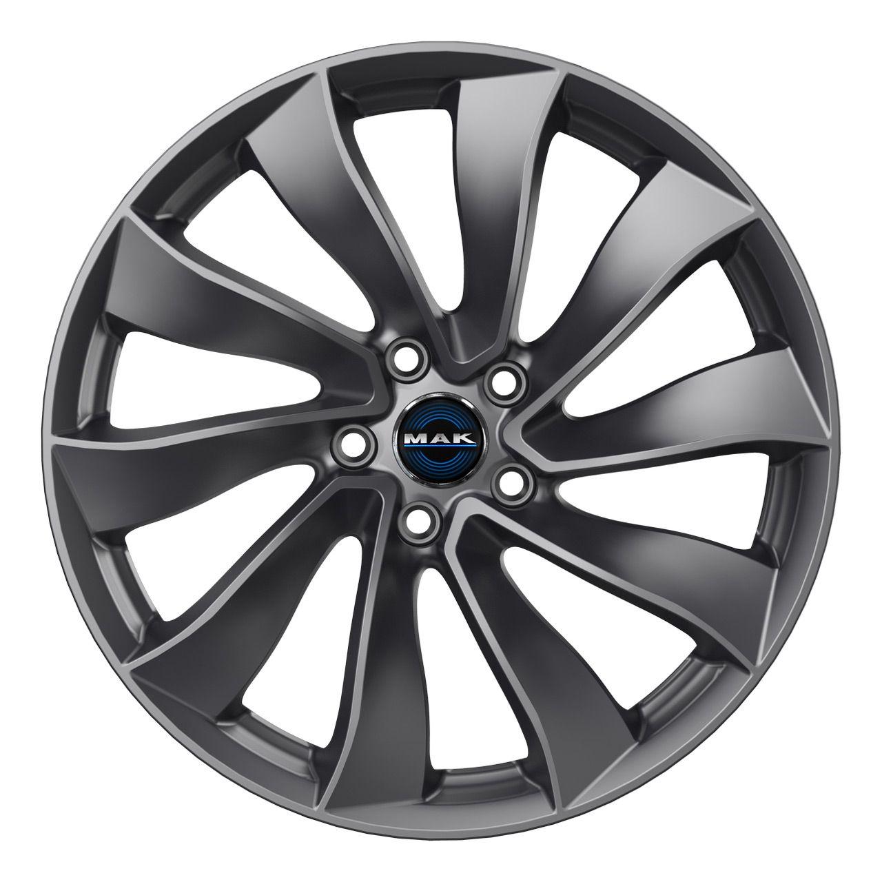 MAK SOLAR gloss gun metallic 8.5Jx18 5x114 ET38