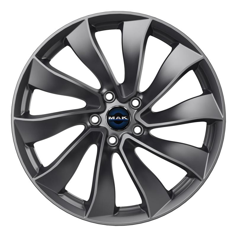 MAK SOLAR gloss gun metallic 9.5Jx20 5x114.3 ET45