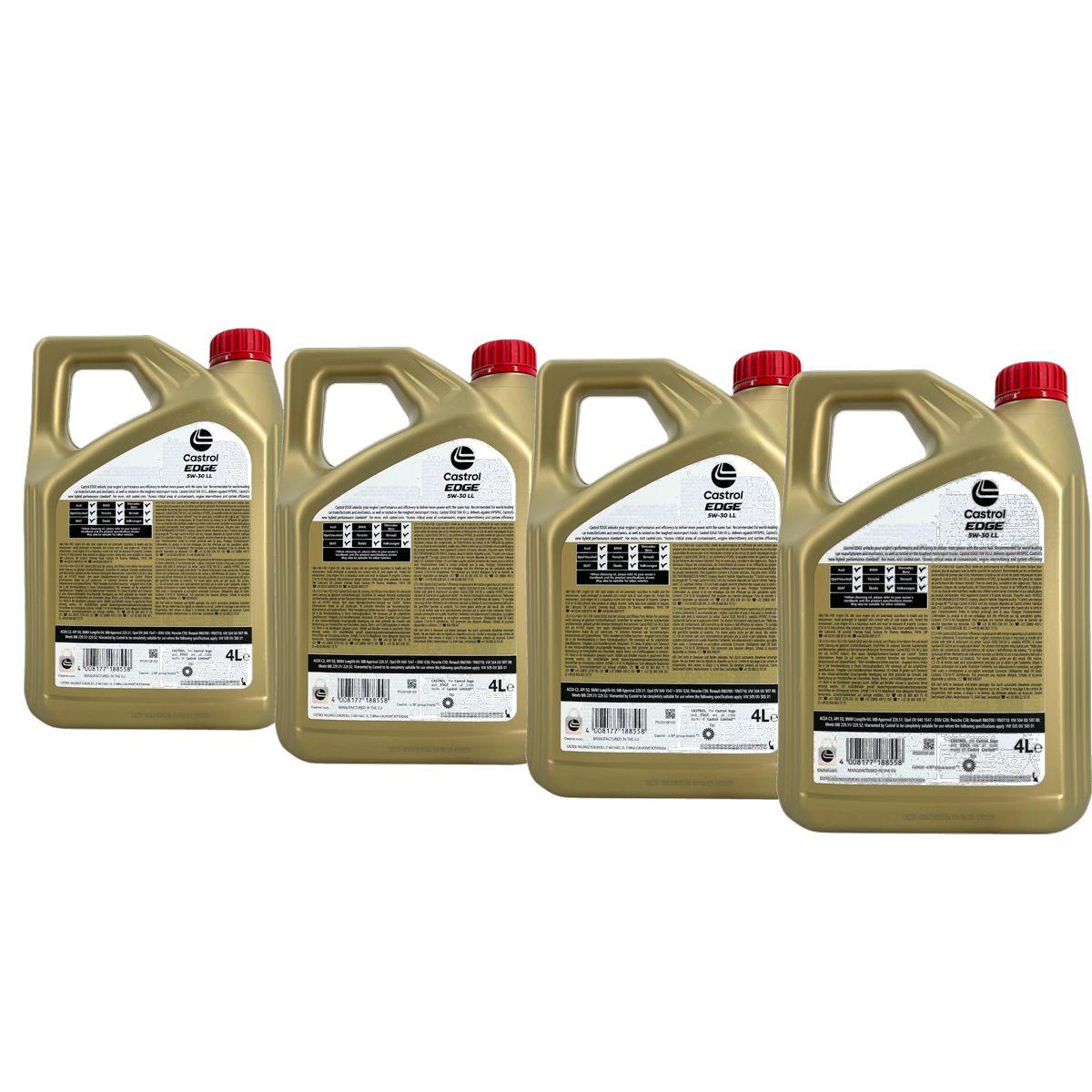 Castrol Edge 5W-30 LL 4x4 Liter