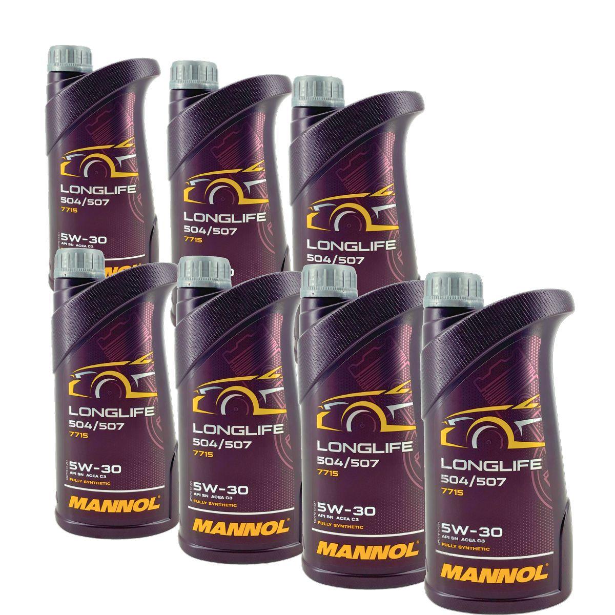 Mannol Longlife 504/507 5W-30 7x1 Liter