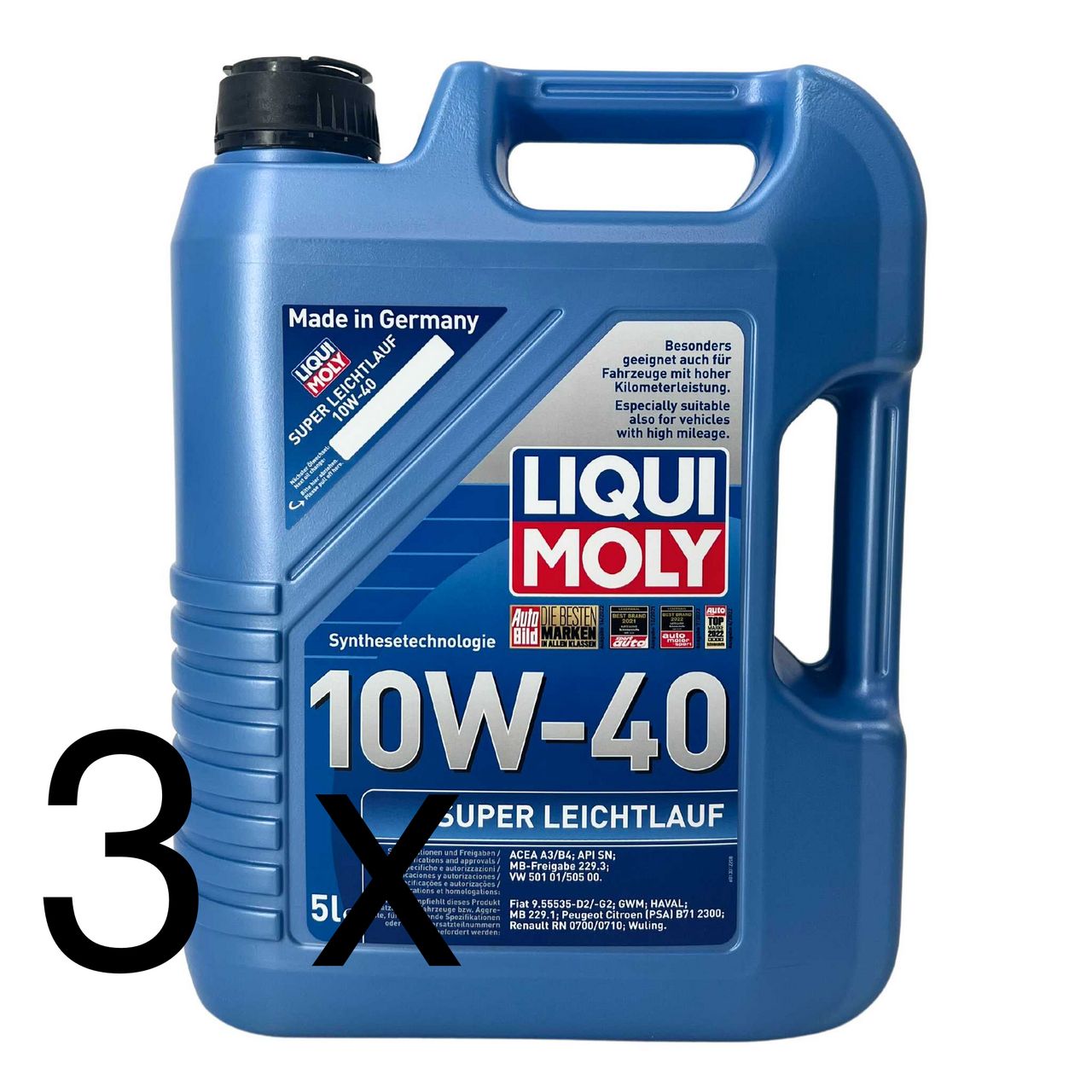 Liqui Moly Super Leichtlauf 10W-40 3x5 Liter