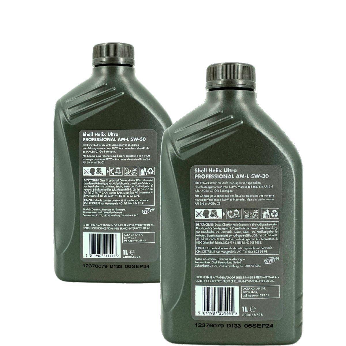 Shell Helix Ultra Professional AM-L 5W-30 2x1 Liter