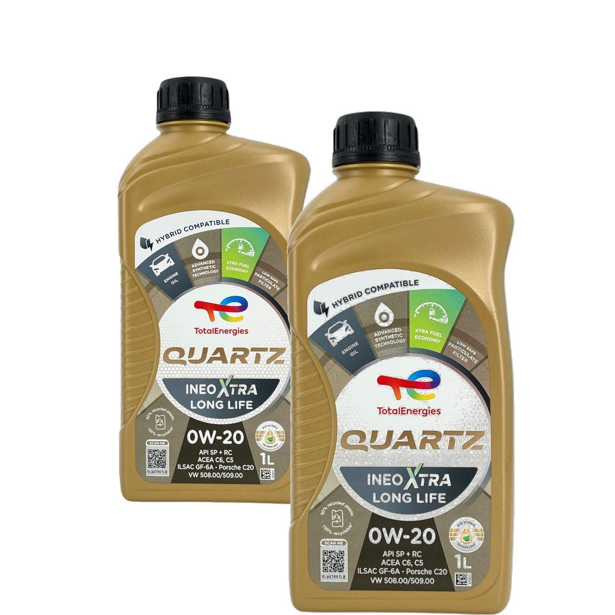 Total Quartz Ineo Xtra Longlife 0W-20 2x1 Liter
