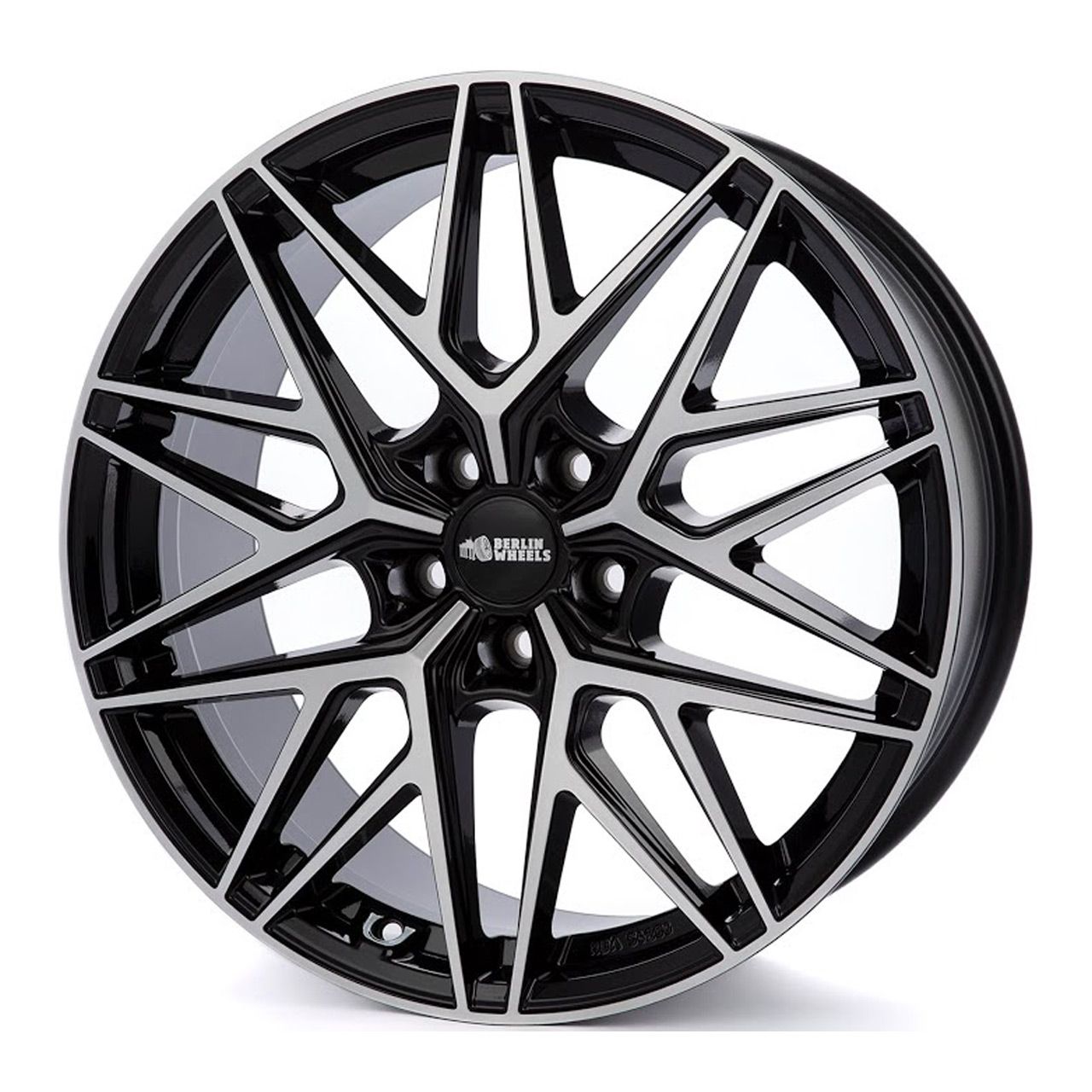 BERLIN-WHEELS BW01 KREUZBERG black front polished 8.5Jx19 5x112 ET45