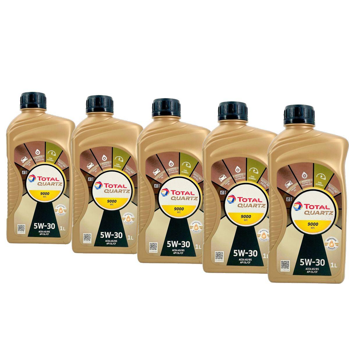 Total Quartz 9000 NFC 5W-30 5x1 Liter