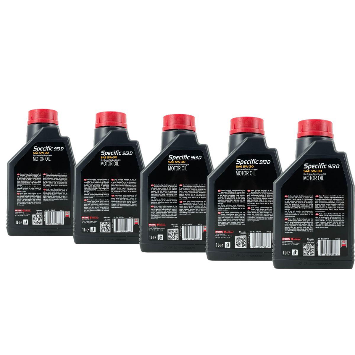 Motul Specific Ford WSS-M2C913-D 5W-30 5x1 Liter