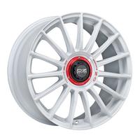 OZ SUPERTURISMO EVOLUZIONE WRC race white + red lettering 8.5Jx19 5x114.3 ET38