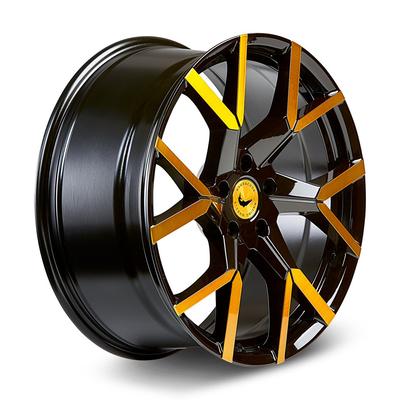 BARRACUDA TZUNAMEE EVO black gloss flashgold 9.0Jx20 5x108 ET40