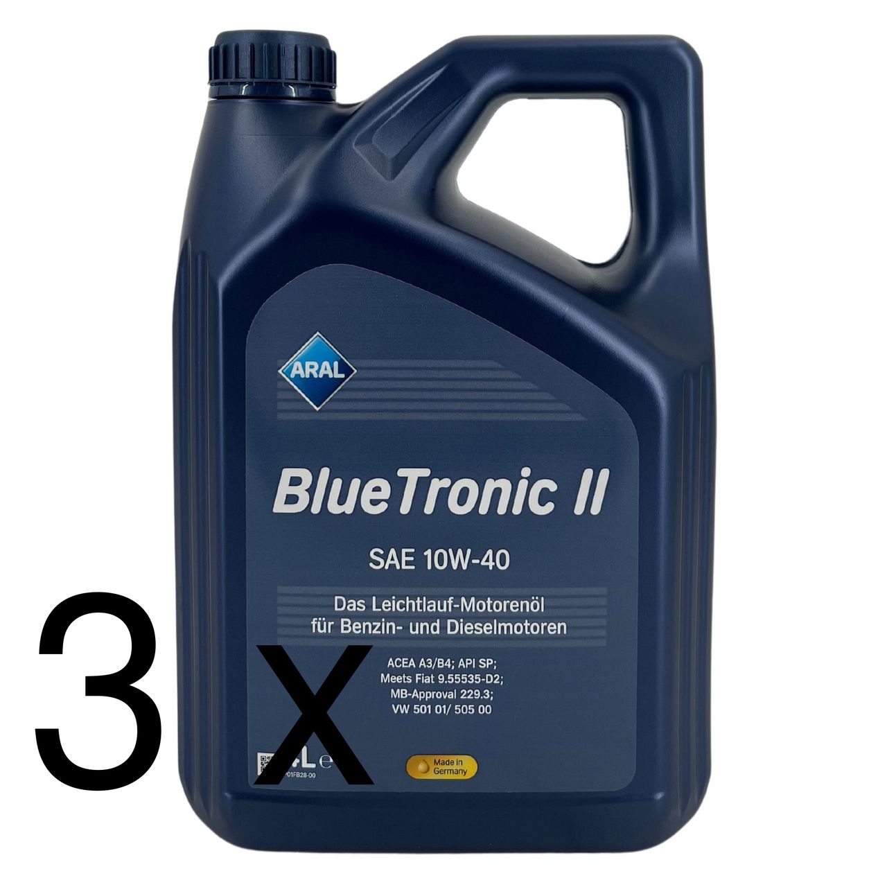 Aral BlueTronic II 10W-40 3x4 Liter