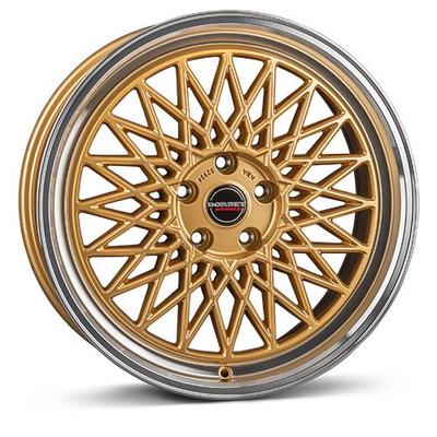 BORBET DESIGN B gold rim polished 8.0Jx17 5x112 ET45