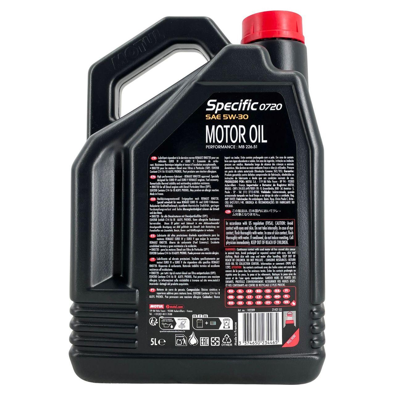 Motul Specific Renault RN 0720 5W-30 5 Liter