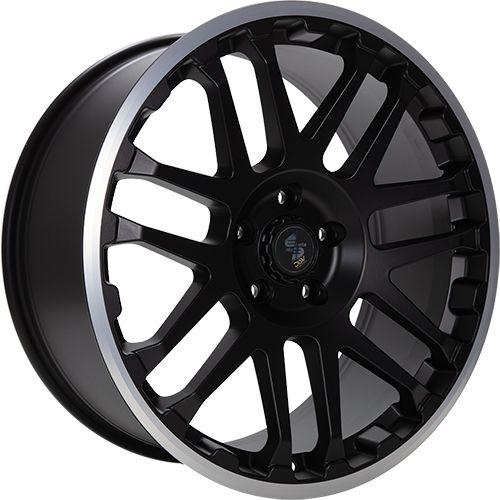 ETABETA COMBAT Black matt lip polished 8.0Jx18 5x120 ET45