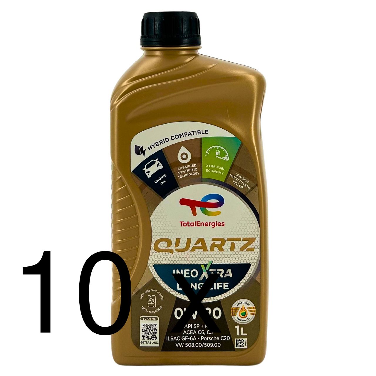 Total Quartz Ineo Xtra Longlife 0W-20 10x1 Liter