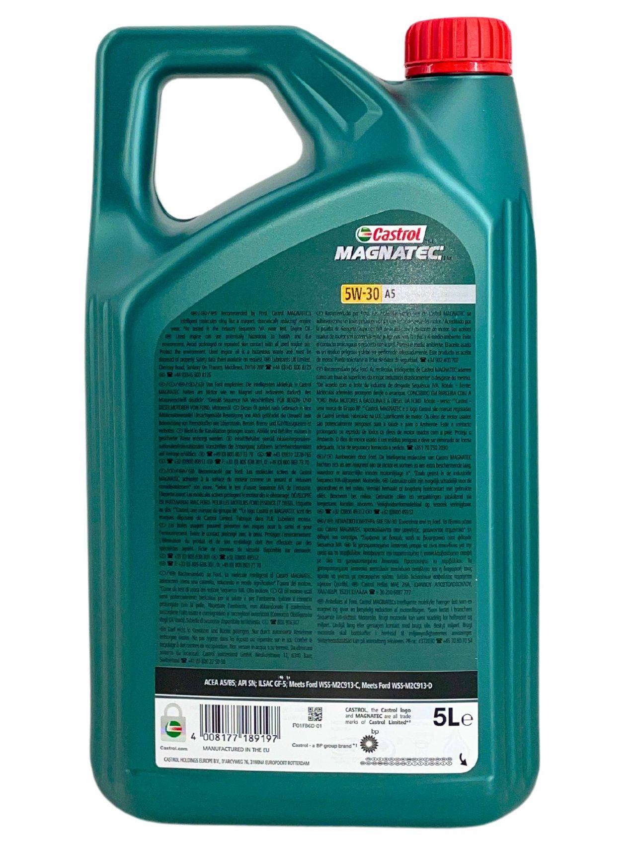 Ford Castrol Magnatec 5W-30 A5 5 Liter