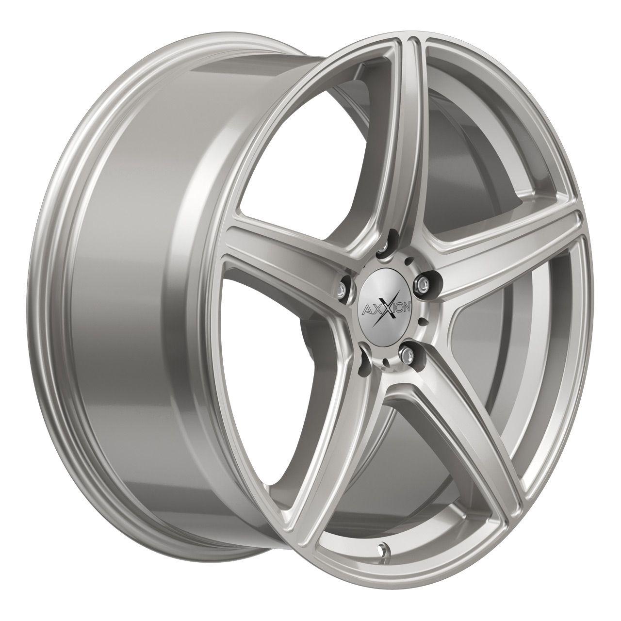 AXXION AX7 solid titanium silver matt painted 8.5Jx19 5x112 ET45