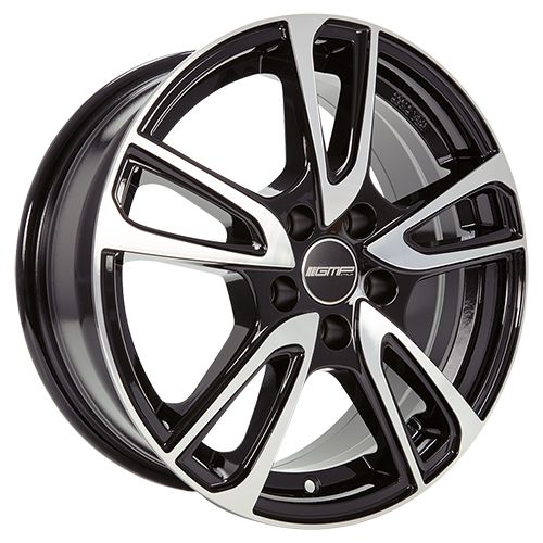 GMP ASTRAL schwarz diamantgeschliffen 6.5Jx16 5x110 ET35