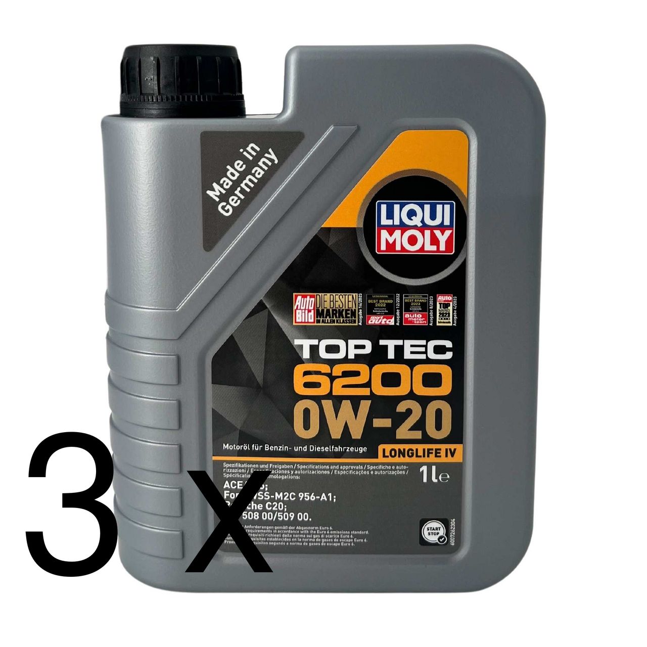Liqui Moly Top Tec 6200 0W-20 3x1 Liter