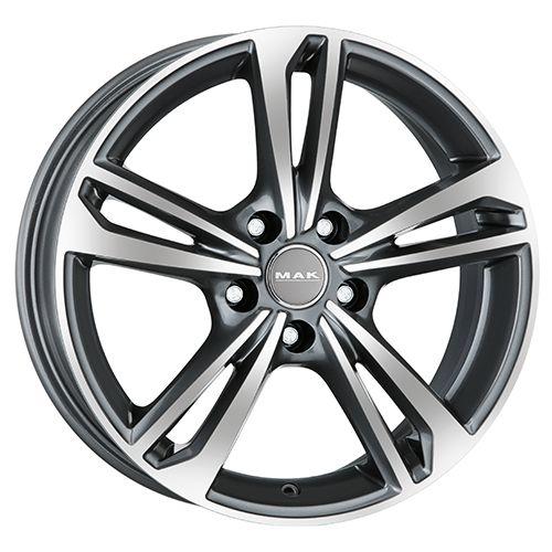 MAK EMBLEMA UNIVERSAL gun metal mirror face 7.0Jx17 4x108 ET42