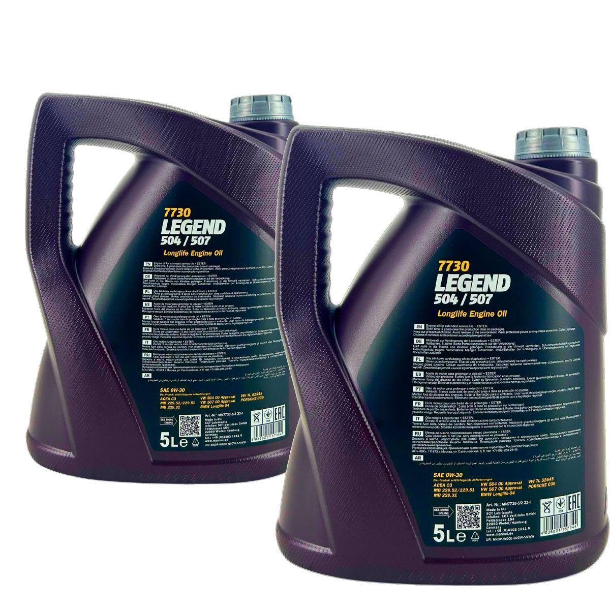 Mannol Legend 504/507 0W-30 2x5 Liter