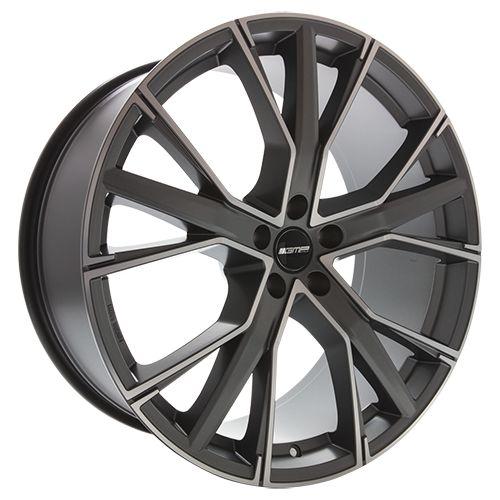 GMP GUNNER anthrazit matt diamantgeschliffen 9.0Jx22 5x112 ET25