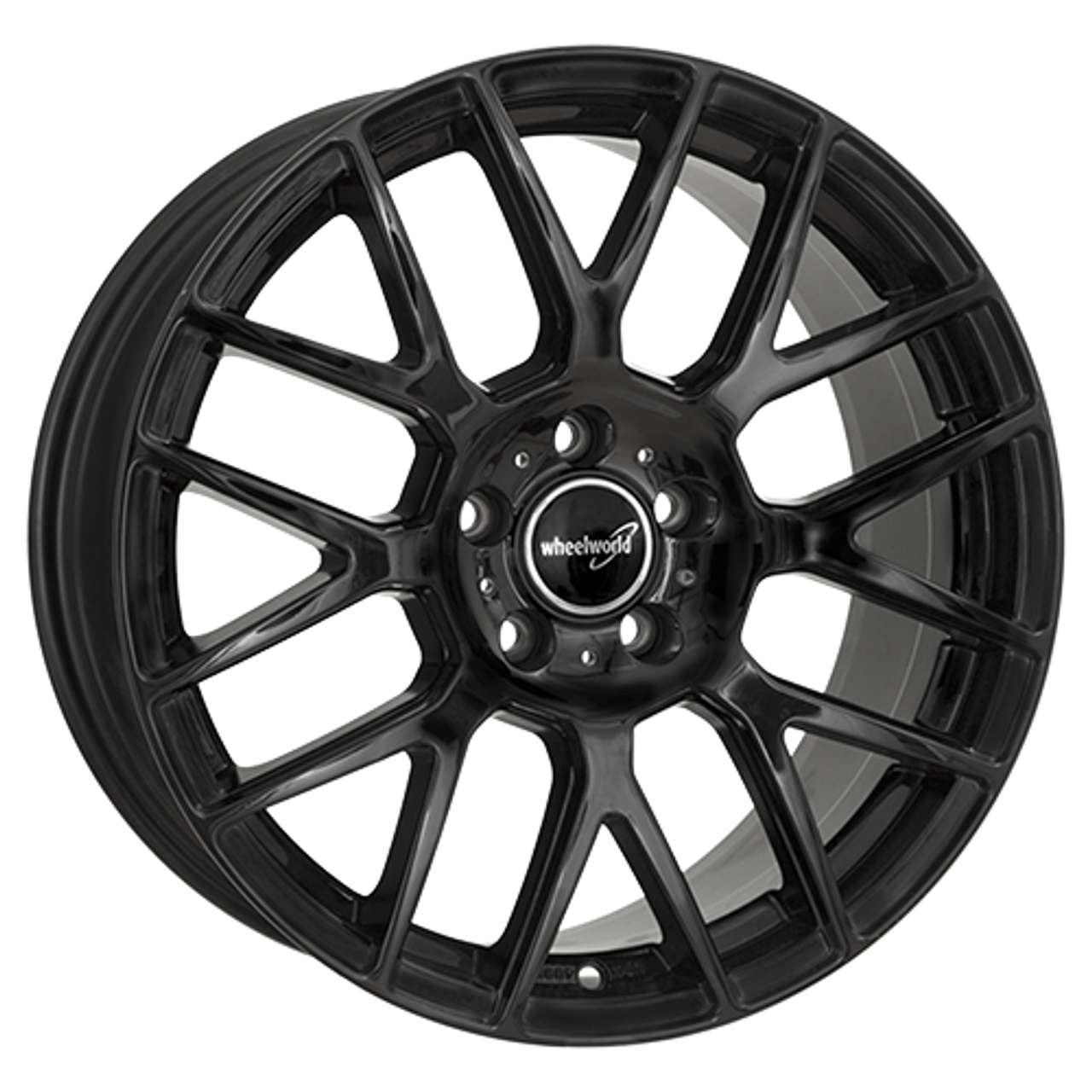WHEELWORLD-2DRV WH26 black glossy painted 9.0Jx20 5x120 ET45