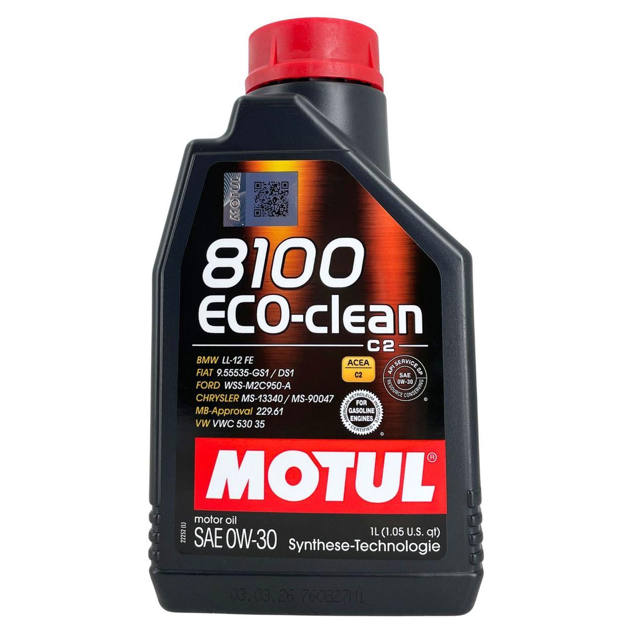 Motul 8100 Eco-clean 0W-30 1 Liter