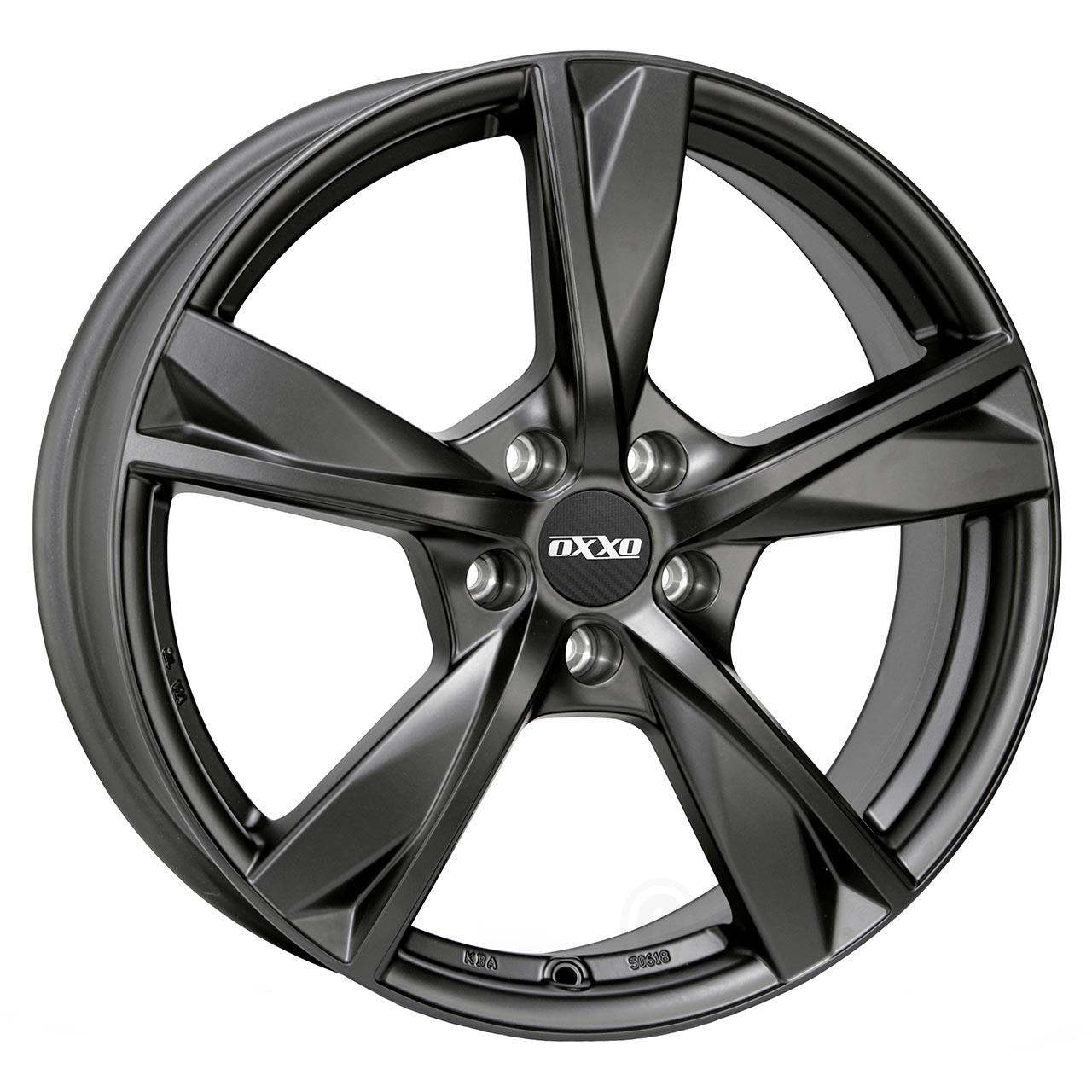 Oxxo Mimas black Black matt 7.5x18 5x108 ET48