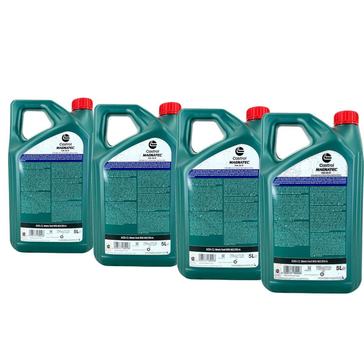 Ford Castrol Magnatec 0W-30 D 4x5 Liter