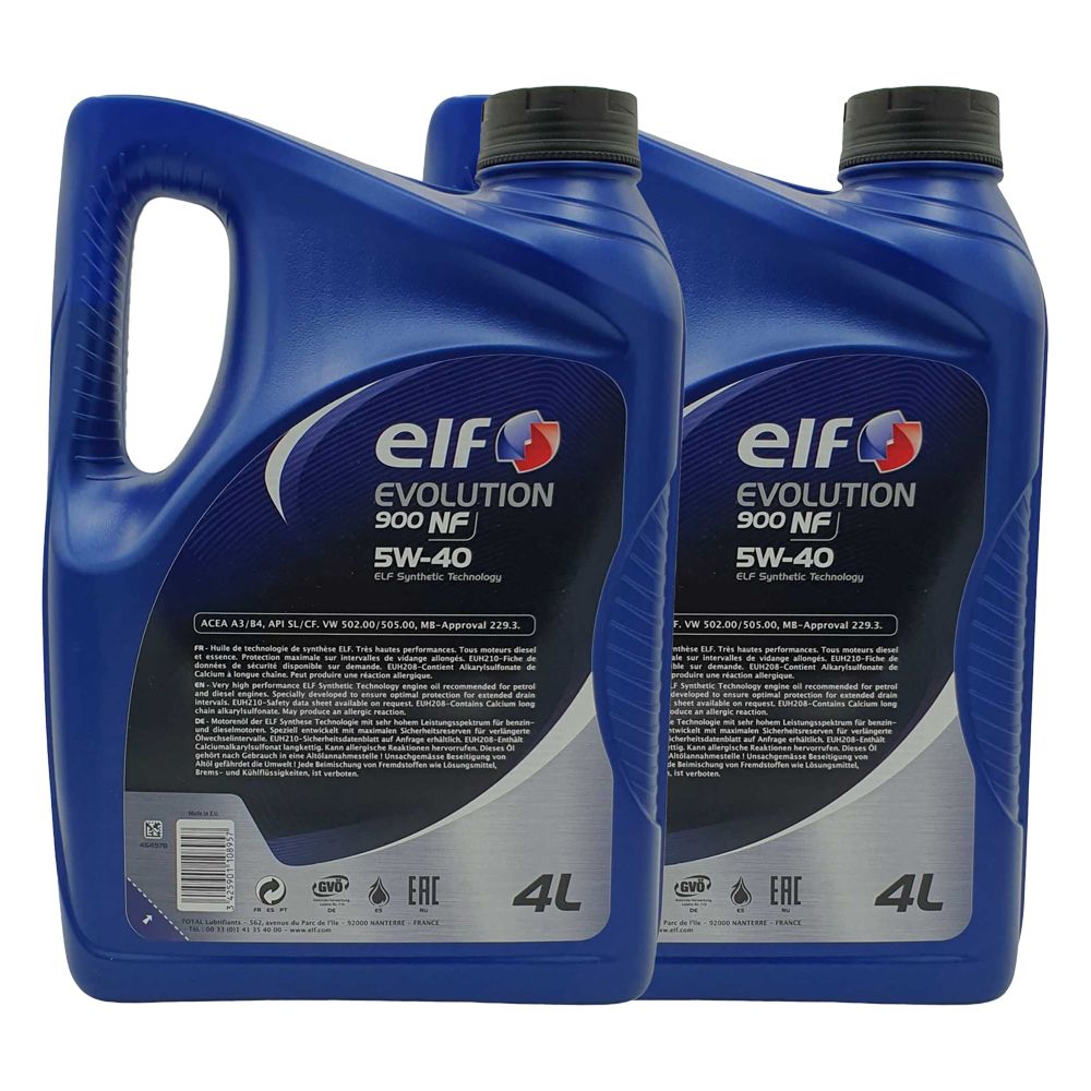 Elf Evolution 900 NF 5W-40 2x4 Liter