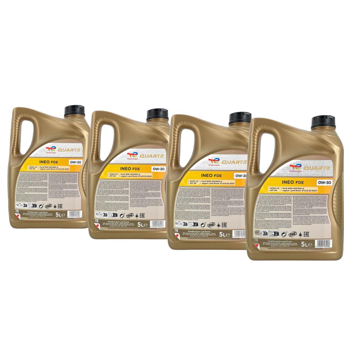 Total Quartz Ineo FDE 0W-30 4x5 Liter
