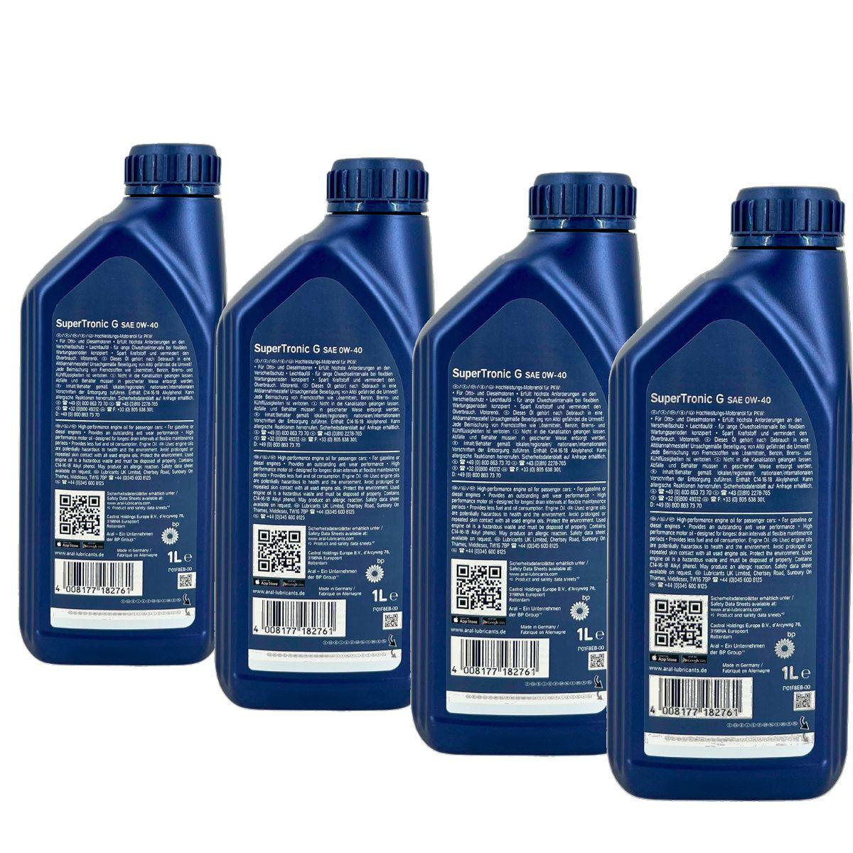 Aral SuperTronic G 0W-40 4x1 Liter