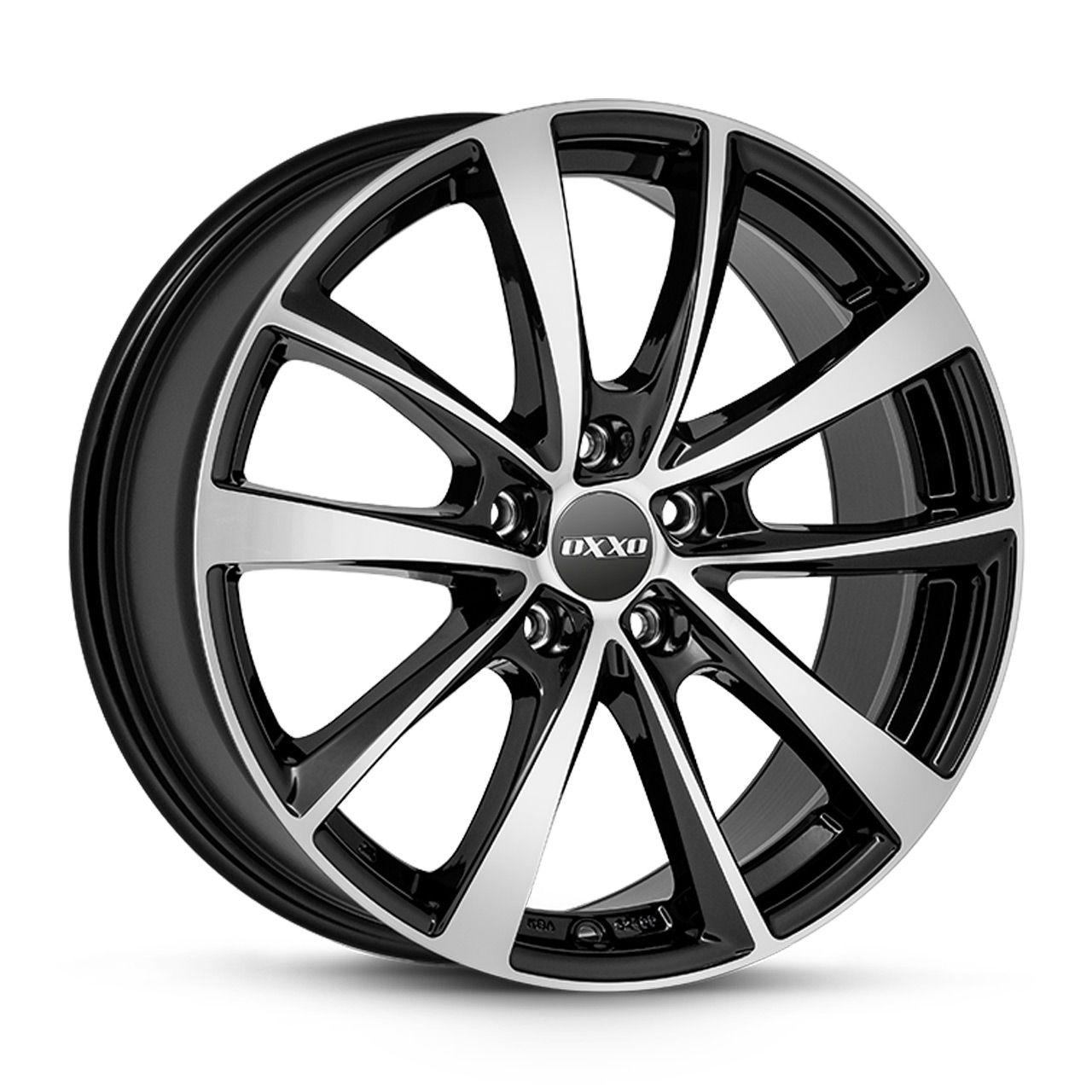 OXXO WHEELS VIDORRA BLACK-5 schwarz poliert 7.5Jx19 5x114.3 ET46