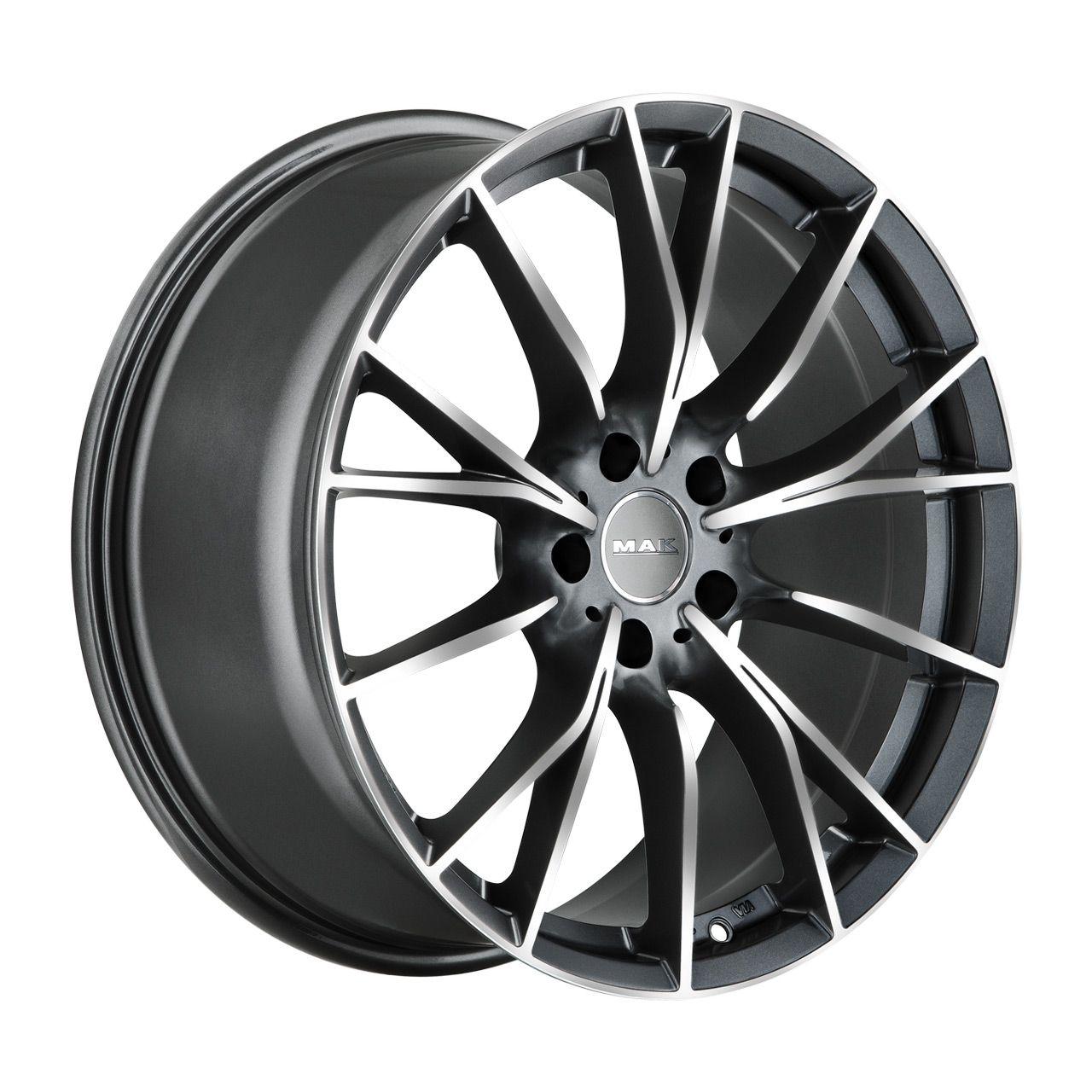 MAK FABRIK gun metal mirror face 8.5Jx19 5x112 ET25