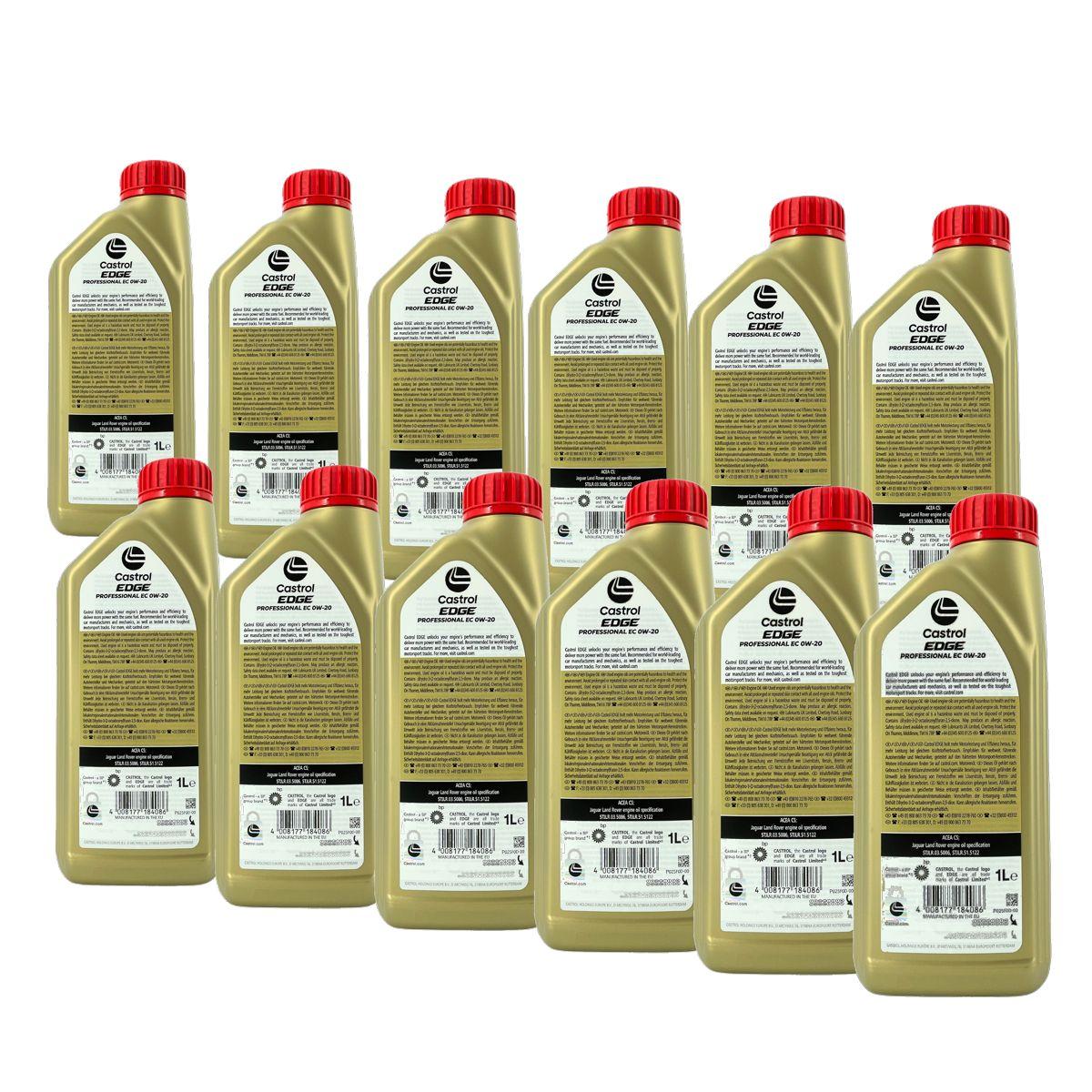 Castrol Edge Professional EC 0W-20 12x1 Liter