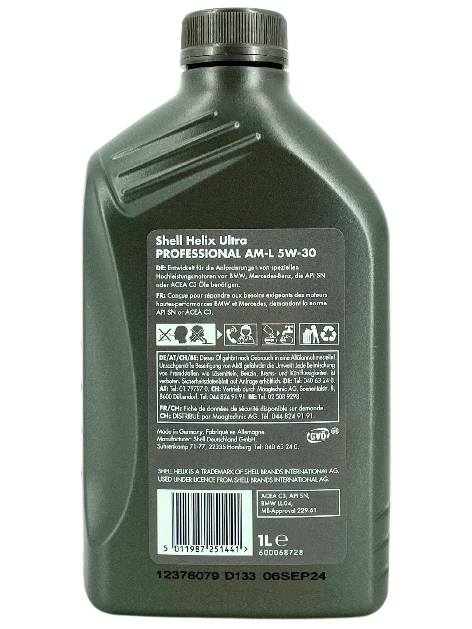 Shell Helix Ultra Professional AM-L 5W-30 1 Liter