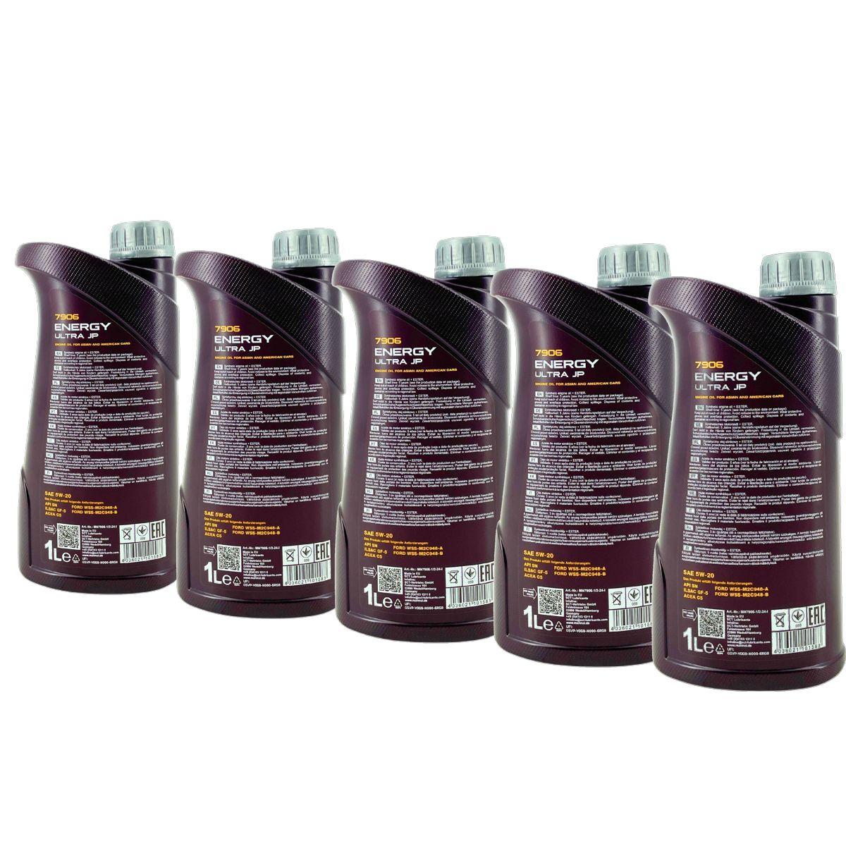 Mannol Energy Ultra JP 5W-20 5x1 Liter