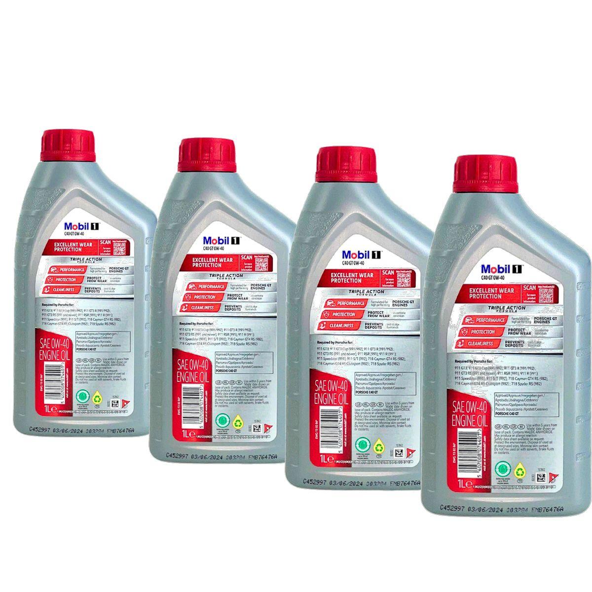 Mobil 1 C40 GT 0W-40 4x1 Liter