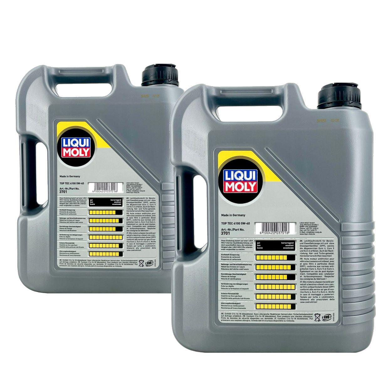 Liqui Moly Top Tec 4100 5W-40 2x5 Liter