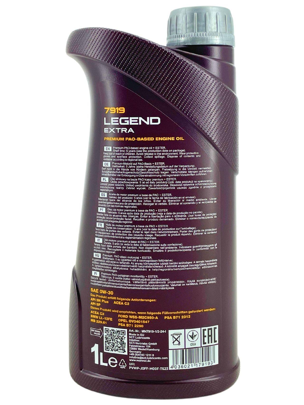 Mannol Legend Extra 0W-30 1 Liter