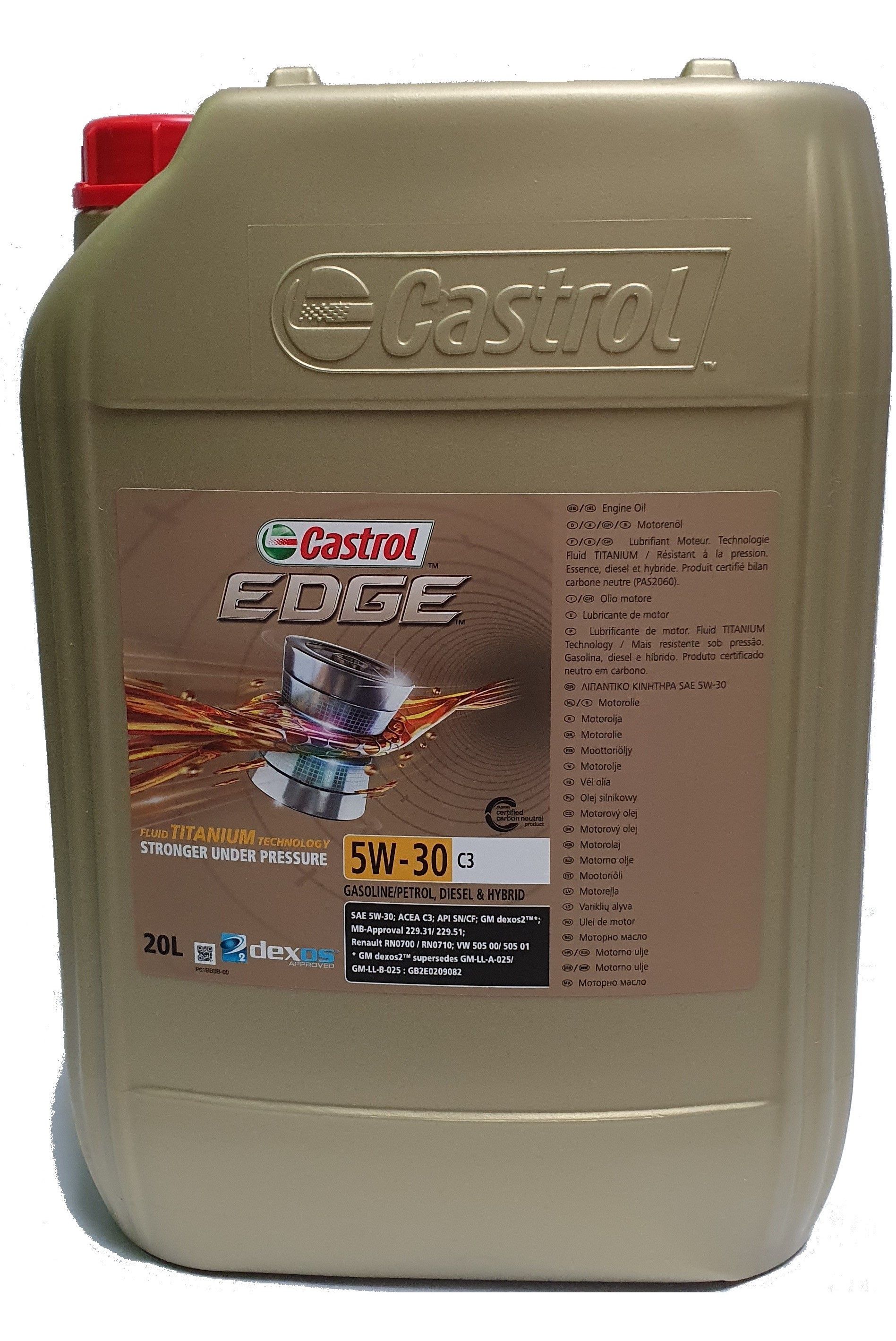 Castrol Edge Fluid Titanium 5W-30 C3 20 Liter