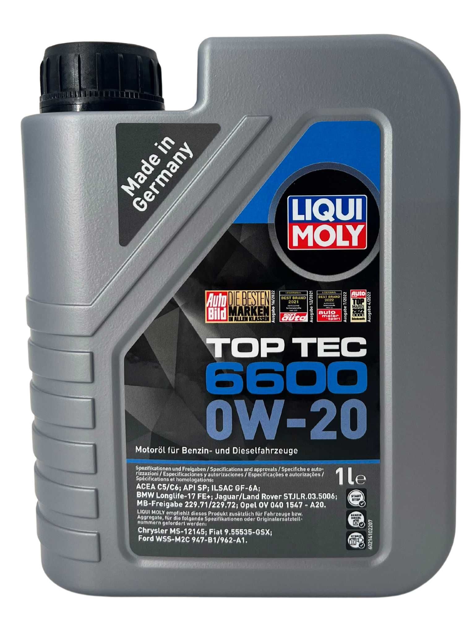 Liqui Moly Top Tec 6600 0W-20 1 Liter | G38073047